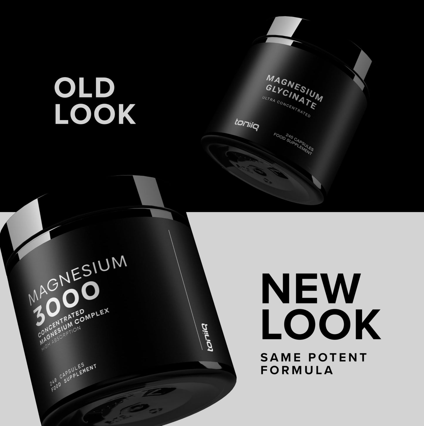 Toniiq 3000mg High Strength Magnesium Glycinate Supplements - 20% Purified to Contain 600mg of Elemental Magnesium