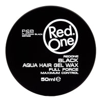 Redone Hair Styling Aqua Wax Black 3 x 50ml | Gel Wax | Lime Scent | Extra Hold | Men & Women Hair Wax | Long Lasting | Shiny Look | Maximum Control 3 PCS