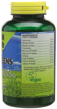 Health Plus SuperGreens Powder : Superfood General Health & Well-Being Supplement : 150g