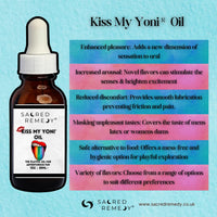 Kiss My Yoni Oil COTTON CANDY Premium Body Lotion Rub. Non-Sticky, 30ml, Massage Oil. Vegan, Natural, Organic, Non-Toxic.