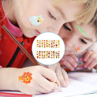 YAAVAAW Autumn Thanksgiving Temporary Tattoos for Boys,Girls,Kids,10 Sheets Kids Tattoos Fall Harvest Pumpkin Turkey Tattoo Stickers for Children's Stick on Tattoos Autumn Thanksgiving Theme Party Bag Filler