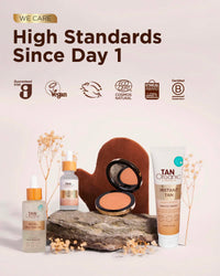 TanOrganic Face Self Tanning Oil 50ml | Organic & Vegan Streak-Free Face Tan with Aloe Vera, Argan Oil & Vitamin E | Transfer-Resistant Bronzing Drops for Hydrated Glow