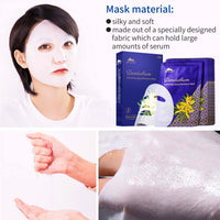 Dr Plant Natural Facial Mask/Moisturizing/Brightening/Hydrating/Anti-Aging with Collagen/Pack of 7