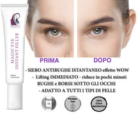 Generico Instant Filler Effect Professional Eye Serum - Instant Filler - 15 ml - Anti-Wrinkle Instant Lifting of Dark Circles and Puffiness - For Women and Men - Wow Effect Made in Italy