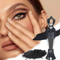 QUIWEN Kohl Powder Eyeliner,Black Eyeliner Handmade Smudge Proof Eyeliner, Black Eye Liner Pencils Natural Eyeliner Cream Powder, Long Lasting Smudge-Proof Intense Color Eyeliner For Eye Make-Up