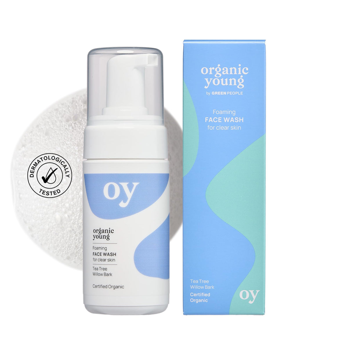 Green People Teen Foaming Face Wash - For Oily, Spot-Prone Skin - Vegan, 100ml