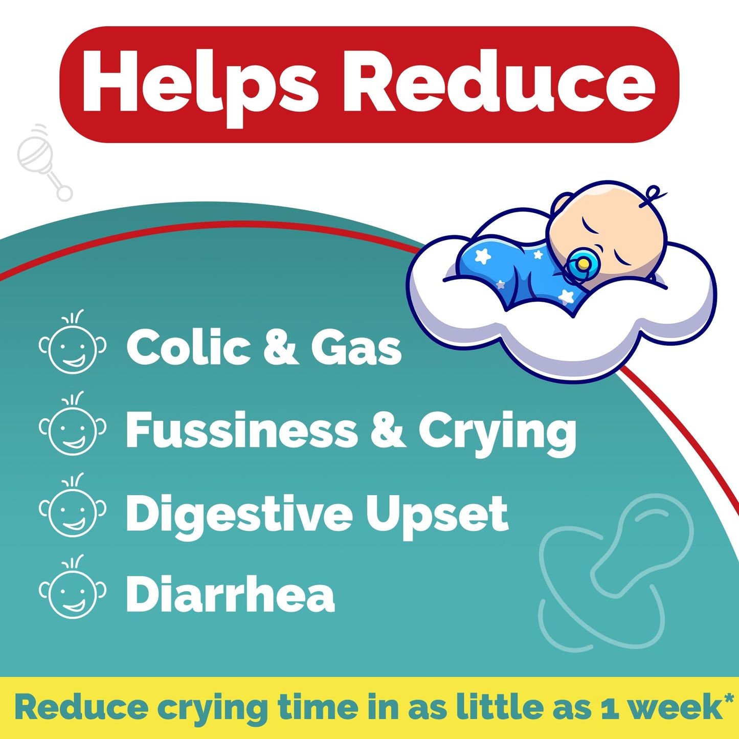 Mumsworld Probiotic Baby Drops with Vitamin D - Colic Relief for Babies & Newborns - Reduces Bloating, Wind and Crying - Probiotics for Babies & Children (10ml, 50 Servings) Pack of 3