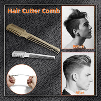 KAEGOUSY 2-in-1 Dual Side Hair Thinning Comb Razor Dual Side Hair Thinning Comb Hair Razor Comb Hair Cutter Comb for Hair Cutting and Styling