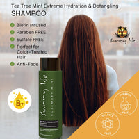Sunny Isle Rosemary Mint Hair & Strong Roots Shampoo 12oz, Anti-Breakage Formula, Infused with Biotin and Jamaican Black Castor Oil, All Hair Types