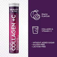 Beauty & Co Collagen Effervescent - Marine Collagen & Vitamin C (2 Tubes)