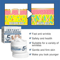 QEUTKEZS Anti-Aging Face Cream,5 Seconds Instant Wrinkle Removal Cream,with 2.5% Retinol Anti-Wrinkle Cream Skin Firming Lifting Moisturizing Facial Cream Remove Fine Line Skin Care