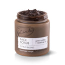 UPCIRCLE UpCircle Coffee Face Scrub - Citrus Blend For Normal + Dry Skin 100ml - Shea Butter, Coconut + Rosehip Oil - Natural, Vegan Face Exfoliator For Soft, Smooth Skin