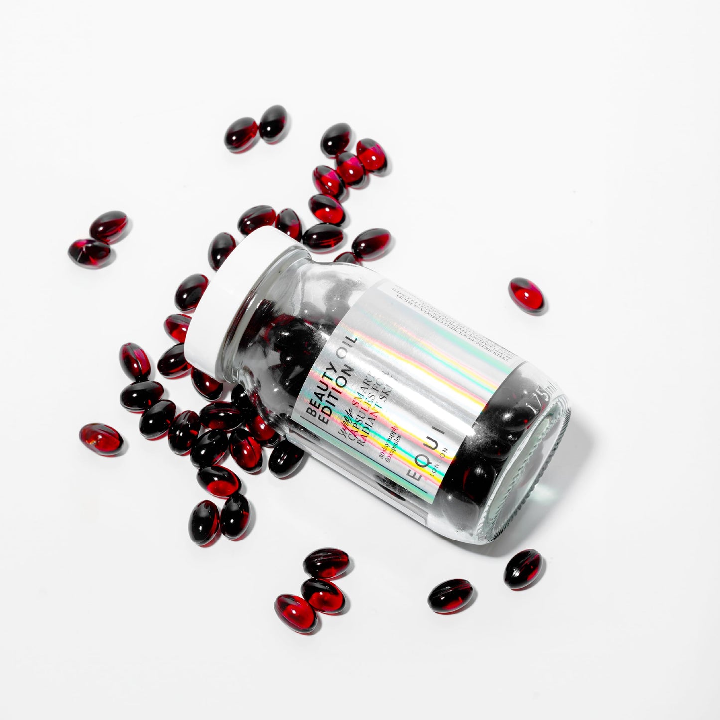 Equi - Beauty Oil Edition - 30 Day Multivitamin Capsules - Red Krill Oil Supplement - Hydrating, Anti-Dryness, Anti-inflammatory - Vision & Cardiovascular Support - Omega 3, Astaxanthin, Choline