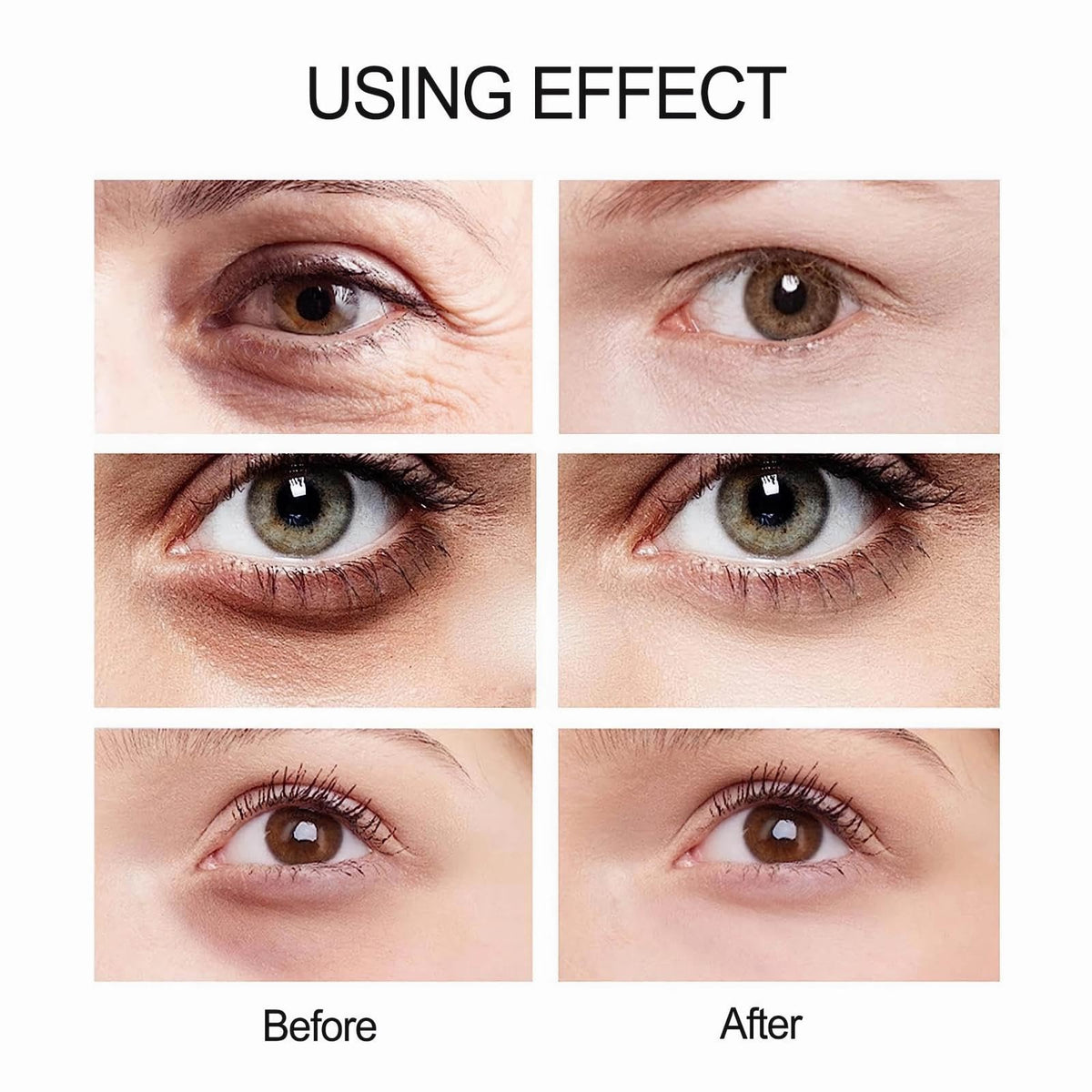 mercham Anti Wrinkle Eye Cream, Electric Under Eye Cream for Dark Circles Puffy Eye