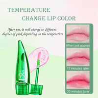 syloripha Syloripha Aloe Vera Lip Oil - PH Temperature Color Changing Gloss, Long Lasting Moisturizing Lip Care Balm, Light Texture No Greasy Lip Care Product For Women