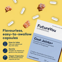 Cool Joints+ Boswellia Serrata Capsules – 28 Day Supply for Comfortable Joints – Boswellia and Manganese Supplement by FutureYou Cambridge