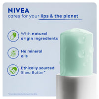 Nivea NIVEA 2in1 Aloe Vera Lip Scrub (4.8g), Caring Lip Balm with Aloe Vera and Vitamin E, Gently Exfoliates for Super Soft Lips, Intensive Lip Care, No Need to Wipe Off