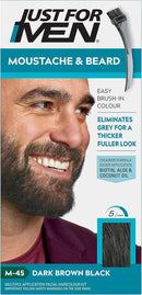 Just For Men Just for men Moustache & Beard Dark Brown Dye, Eliminates Grey for a Thicker & Fuller Look M45