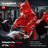 supplmnt. Supplmnt. Creatine 120 Gummies Max 5000mg for Men & Women Creatine Monohydrate Plus B12 and L-Taurine Chewable Gummies, 1 Month Supply (Single, Strawberry)