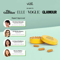 VITL Vitl Immune Support | Supports Everyday Immunity & Wellness | Immune Support Supplements with Vitamin D, Vitamin C, Zinc, Turmeric & Elderberry | Vegan Friendly | Pocket Tin (15)