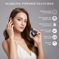 MIFANYO Hairline Shadow Powder, Instantly Root Touch Up Powder for Women Gray Hair Cover Up, Color Root Coverage for Thinning Grey, Mens Roots Concealer for Hair Loss Beard Line, 11-Medium Blonde