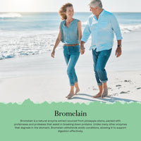 SOLARAY Bromelain Supplement 1000mg 2500 GDU/g - 60 High Strength Vegan Capsules - Enzyme Nutritional Supplements - Naturally Derived Enzyme from Pineapple - Non GMO & Lab Verified - Solaray