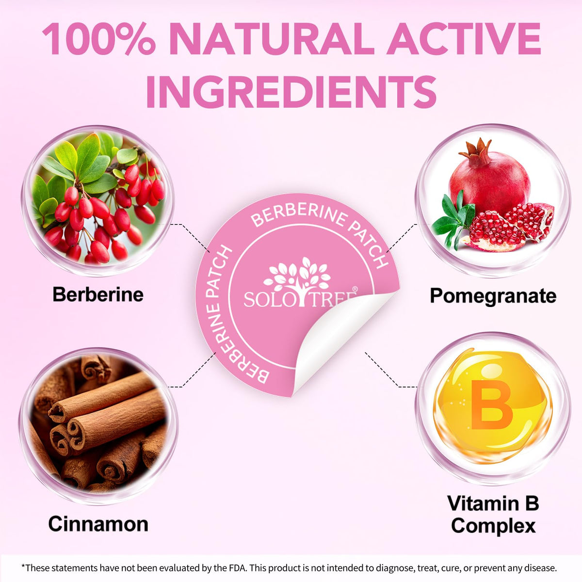 BODY JUICE OIL Berberine Patches Healthy Shape Support, Botanical Plant-Based Formula with Berberine, Chromium - 30 Vegan Patches (30PCS)