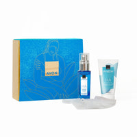Avon Anew Spa at Home Hydrating Hyaluronic Gift Set, Contains Hydrate & Plump Serum 30ml & Water Cream 50ml, Quench Thirsty Skin and Lock in Hydration, Cruelty Free