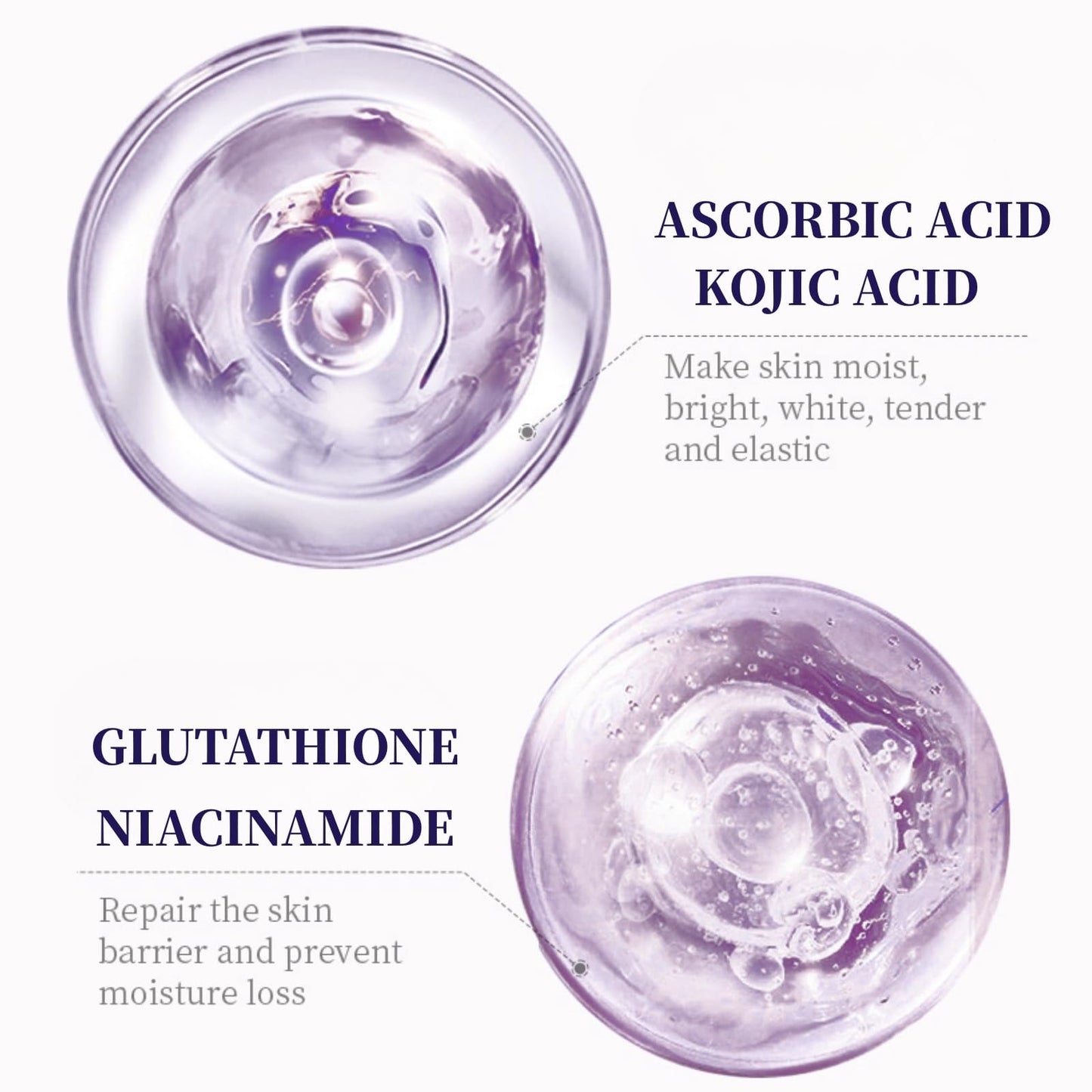 Cureluxe Glutathione Serum - Glutathione Dark Spot Correcting Serum - Skin Whitening Face Seru_m with Niacinamide & Kojic Acid - Glutathi_one Anti Aging Ser_um Improve Skin Tone & Elasticity