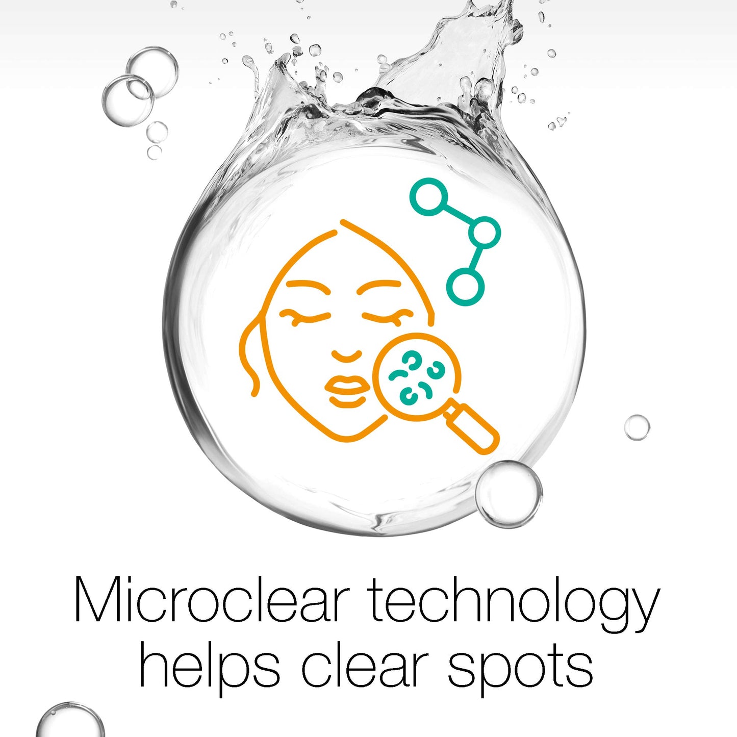 Neutrogena Visibly Clear Spot Stress Control Daily Scrub (1x 150ml), Daily Face Scrub for Spot-Prone Skin, Brightening and Smoothing Scrub with Salicylic Acid, Developed with Dermatologists