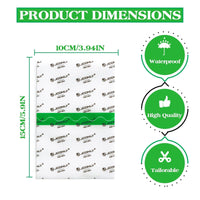 rayyl Jconly Second Skin Tattoo, 10 Sheets Tattoo Aftercare Waterproof Bandage (15cm x 10cm) 0.02MM Matte Protection Film for Skin Recovery