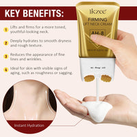 XINSZLIN Advanced Ah-8 Firming Lift Neck Cream- Tighten Lift Neck Cream Deeply Hydrates And Repairs the Skin, Combining Hexapeptide-8 And Cica+ Aloe Vera For Crepey Skin And Neck Contours