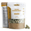 Nutri-things Tiger Milk Mushroom Capsules | Pure 500mg Extract for Immune & Respiratory Support | Vegan-Friendly HPMC | Anti-Inflammatory Benefits | Enhances Lung Health | 60 Count Resealable Pack