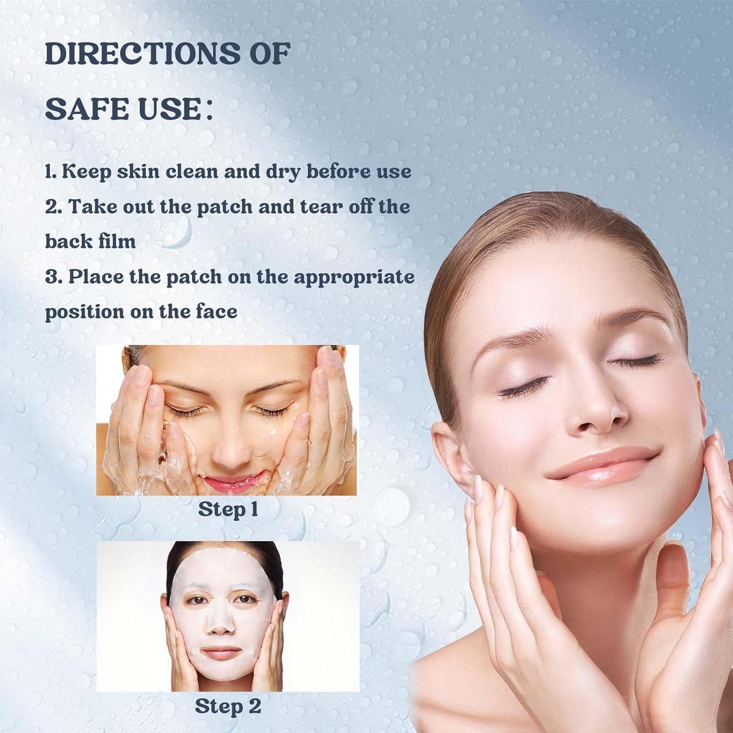 Generic Collagen Face Mask Overnight, Collagen Films Face Mask, Collagen Real Deep Mask, Collagen Deep Hydrating Overnight Mask, Collagen Sleeping Mask For Face (3pcs)