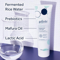 gallinée Gallinée - Hair Care Mask - Soothing & Nourishing Hair Mask with Fermented Rice Water & Prebiotics - Reduces Sebum & Nourishes Hair - for Normal to Oily Scalp & Hair - Dermatologically Tested - 150 ml