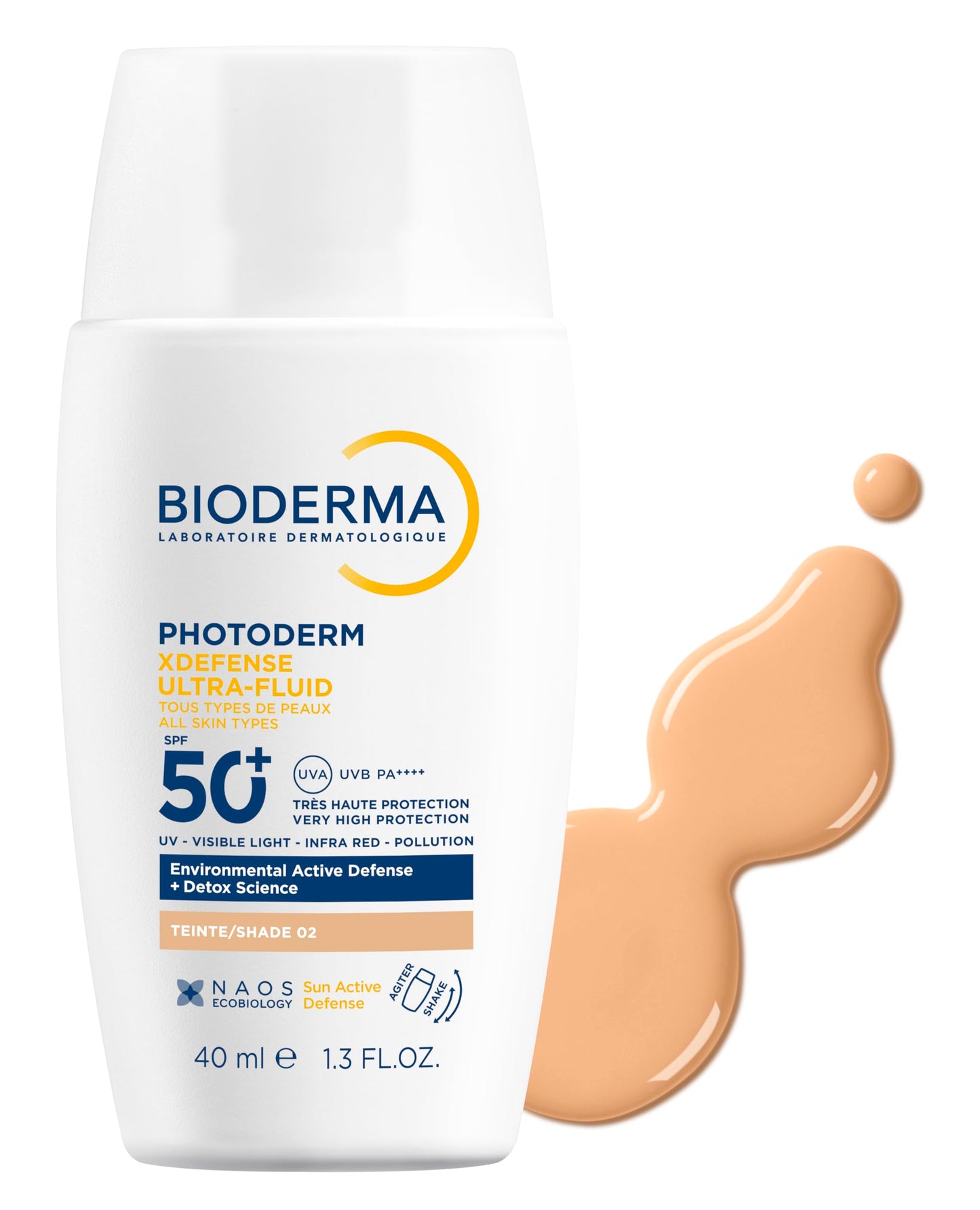Bioderma Photoderm XDefense Ultra Fluid SPF50+ 40ml (Shade02-Light)