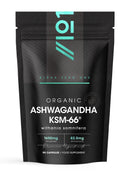 ALPHA01 Organic Ashwagandha KSM-66® with BioPerine 1650mg – 90 Vegan Capsules – 5% Withanolides – Most Bioavailable Full-Spectrum Root Extract – Resealable and Recyclable Pouch by Alpha01
