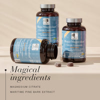 New Nordic Ltd New Nordic Magic Magnesium Citrate Gummies, 1 Month Supply, Magnesium with Maritime Pine Bark Extract, Lemon & Orange Flavour, 60 Count (Pack of 1)