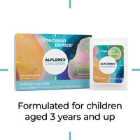 PrecisionBiotic Alflorex® Children - Original 35624™ Strain - Daily Gut Supplement for ages 3 and up - 30 Sachets