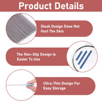 Fadbudss 2 Pack Lice Combs, Flea Lice Removal Combs Head Nit Treatment for Long Thick Hair, Stainless Steel Flea Lice Hair Combs Removes Headlice Dandruff Nits Ticks Eggs-Lice with Double Sided Teeth