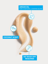 Bondi Sands Liquid Gold Self-Tanning Foam, Enriched with Argan Oil, Vegan + Cruelty Free, Coconut Scent, 200mL