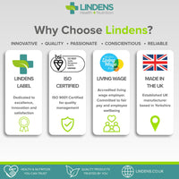 Lindens - Pro Bio Live Plus Dietary Fibre - 90 Capsules - UK Made - Lactobacillus Acidophilus, 1.5 Billion CFU with Psyllium Husk & Inulin, Healthy Digestion - Letterbox Friendly, Vegan
