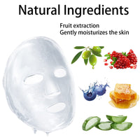 DMQ Hydrating Face Mask,Hydrating Moisturising Face Sheet Masks Nourishing Improves Skin Face Care,Face Mask Set for Dehydrated, Dull and Tired Skin,Pack of 5 Sheet Masks (5PCS-A)