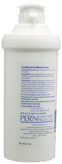 Troo Health Care Dermacool Forte 5% Menthol in Aqueous Cream, 500g (Pack Of 1)