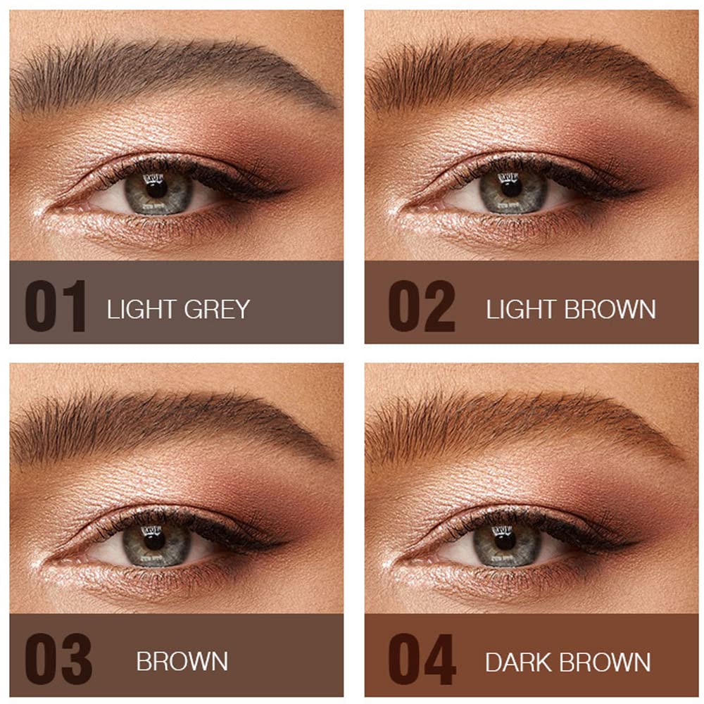 ZDHSOY Eyebrow Gel, Eyebrow Dye/Eyebrow Tint/Semi-Permanent Eyebrow Gel Tattoo Brow Waterproof Sweat-proof,Fast Drying,Brow Gel (Light Grey)
