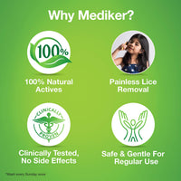 Mediker Natural Anti-Lice Treatment Shampoo, 50ml - 1 Pack (Ship from India)