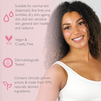 SKINICIAN Advanced Restoring Night Cream - Anti-Ageing Face Cream with Vitamin C - Regenacell Formula for Younger Looking Skin in 4 Weeks - Evening Skincare - Vegan & Cruelty Free (50ml)