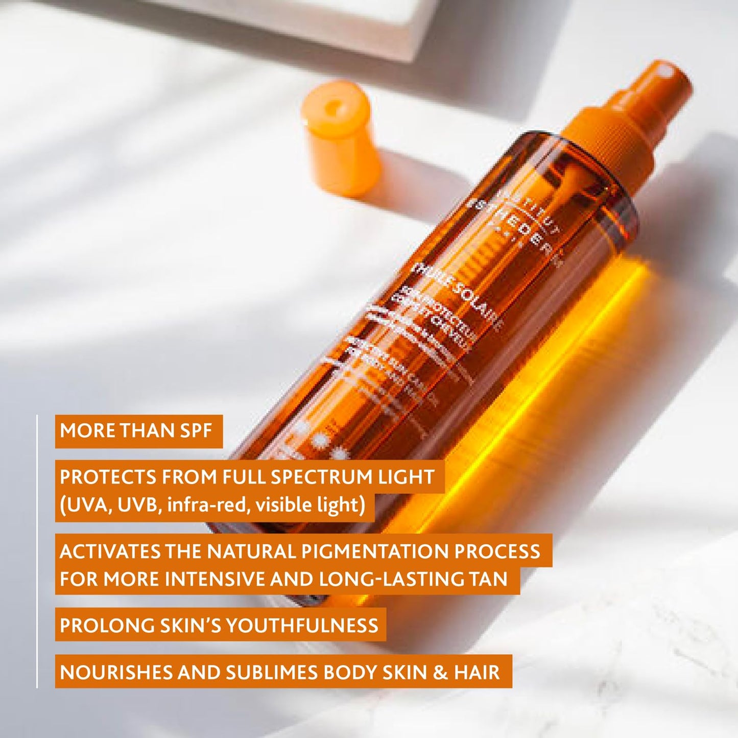 Institut Esthederm Adaptasun Protective Tanning Oil, Very High Sun Protection for Hair & Body 150ml