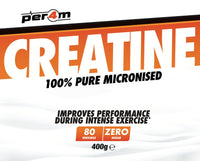 per4m Per4m Creatine Powder | 100% Pure Micronised Creatine Monohydrate | 5000mg of Creatine | 80 Servings (400g, Unflavoured)
