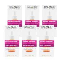 Creightons Balance Active Formula 6 x 30ml Multipack of Snake Venom Anti-Ageing Wrinkle-Freeze Serum, To Reduce Lines & Wrinkles, Smooth Appearance of Crow's Feet, Dermatologically Tested, Vegan & Cruelty Free